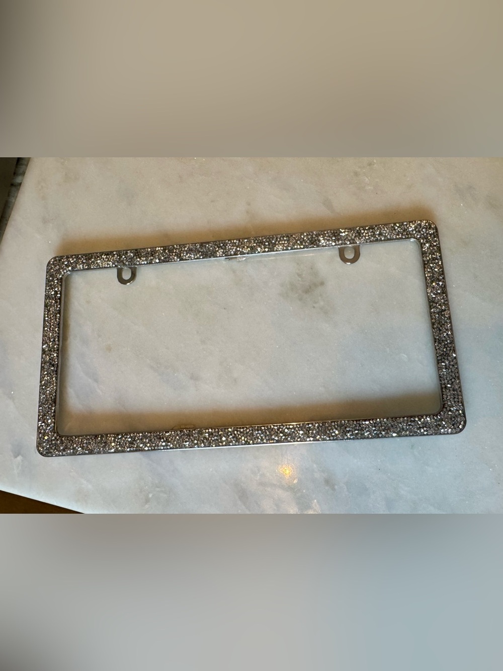 New Bling License Plate Frame Never Used $10